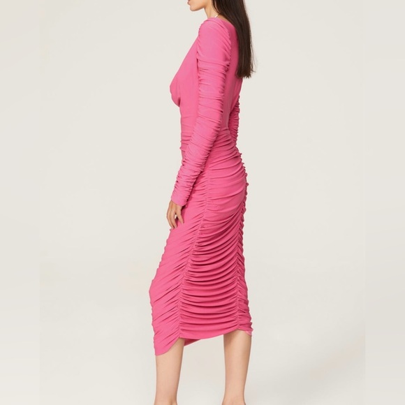 ALIÉTTE
Pink Ruched Dress - Picture 2 of 3